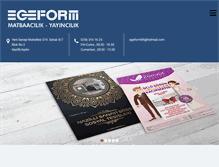 Tablet Screenshot of egeformmatbaa.com